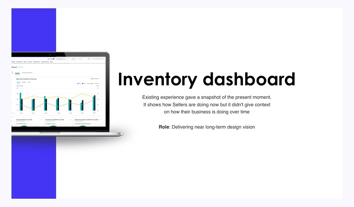 Amazon Seller Central inventory dashboard overview